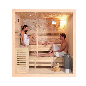 Multifunctional nearly infrared sauna room with sauna heater for dry home sauna