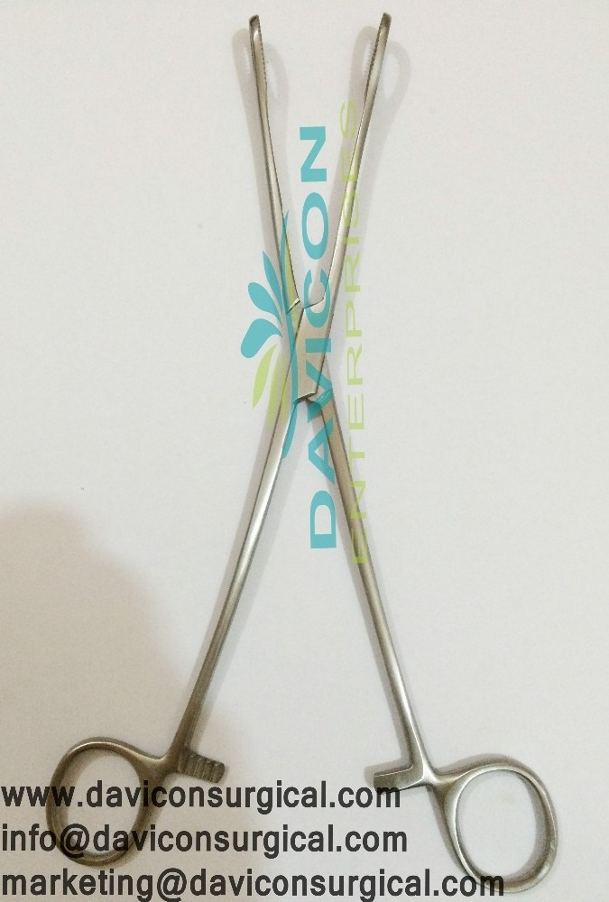 Stainless Steel Sponge Holding Dressing Forceps