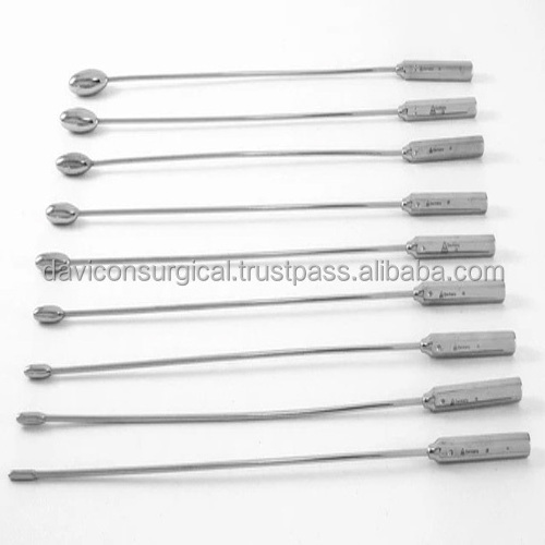 HEGAR 9 PIECE URETHRAL SOUNDS KIT Urethral DILATOR SET 3MM-18MM