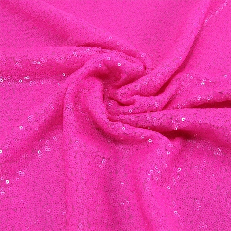 1/2 Yard Embroidery Polyester Wholesale Sequin Fabric For Dress Costume 1014478