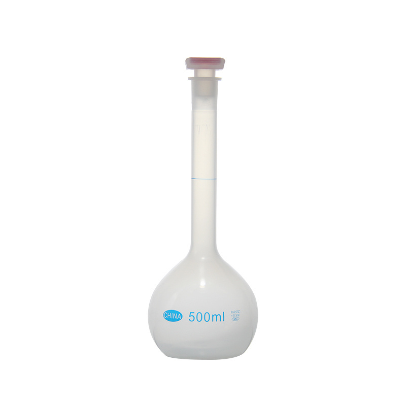 CORDIAL Plastic volumetric flask with lid and stopper laboratory use volumetric flasks