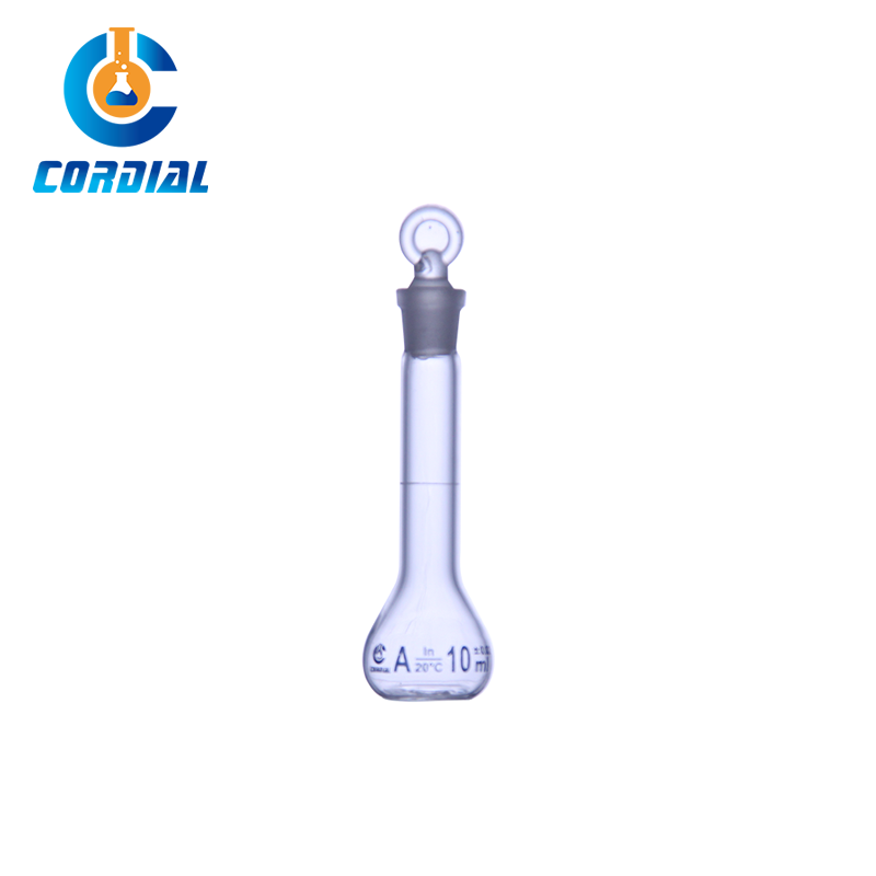 CORDIAL  Volumetric Flask With Glass Stopper 10-2000mL Blue Printing Class A For Lab use Boro 3.3 Glass