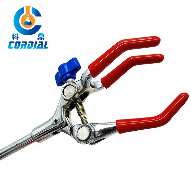 CJ170 CORDIAL Three Finger Clamp Clamp Chemistry Lab Supplies 3 finger clamp stand clip