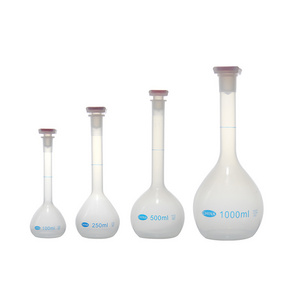 CORDIAL Plastic volumetric flask with lid and stopper laboratory use volumetric flasks