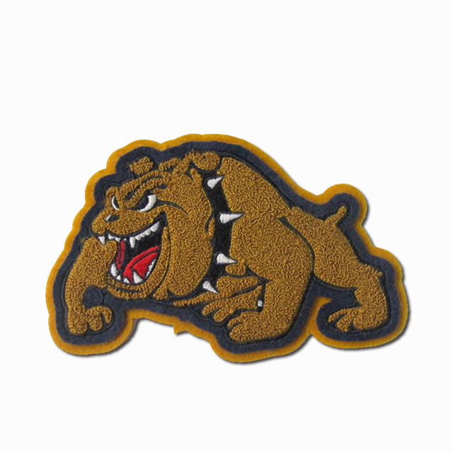 Custom Chenille Patches Parches Shape Felt Embroidered Patch De Chenilla Design Animal Sequins PVC Handmade Iron-on