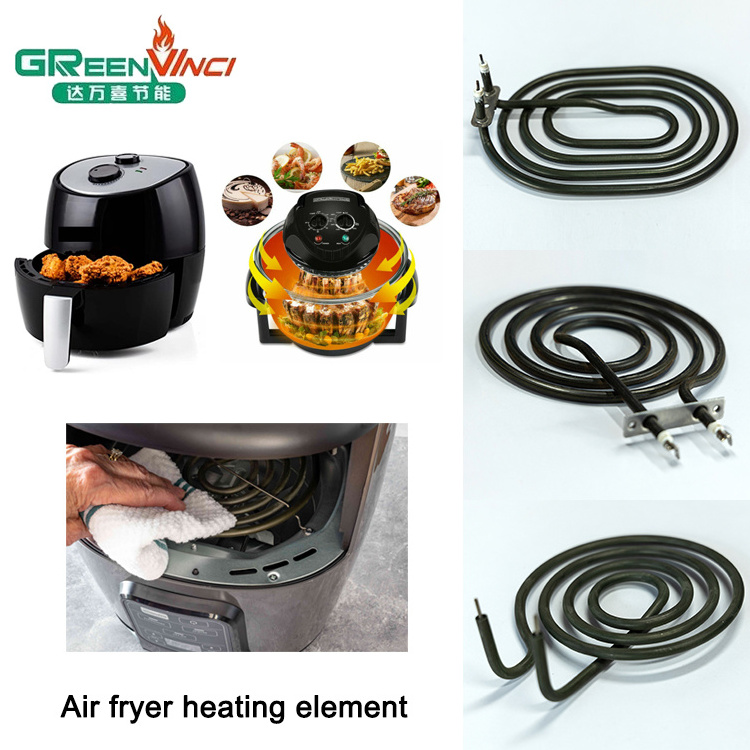 Davinci Turkey Vietnam Pakistan hot sale cooking electric stove coil tubular heater parts air fryer heating element