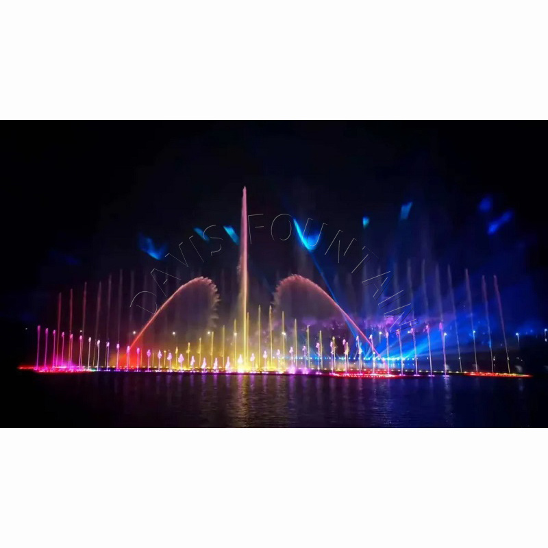 Fancy Design Large Music Fountain Show Outdoor Swing Dancing Musical Water Fountain With Led Lights