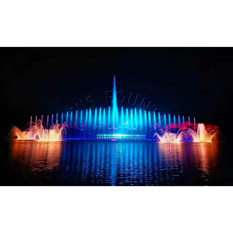 Fancy Design Large Music Fountain Show Outdoor Swing Dancing Musical Water Fountain With Led Lights