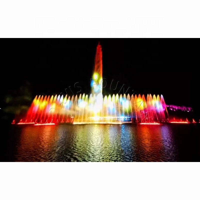 Fancy Design Large Music Fountain Show Outdoor Swing Dancing Musical Water Fountain With Led Lights