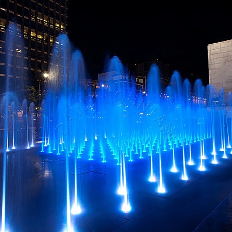 Outdoor Underground Design Interactive Music Dancing Funny Water Fountain in Garden Park