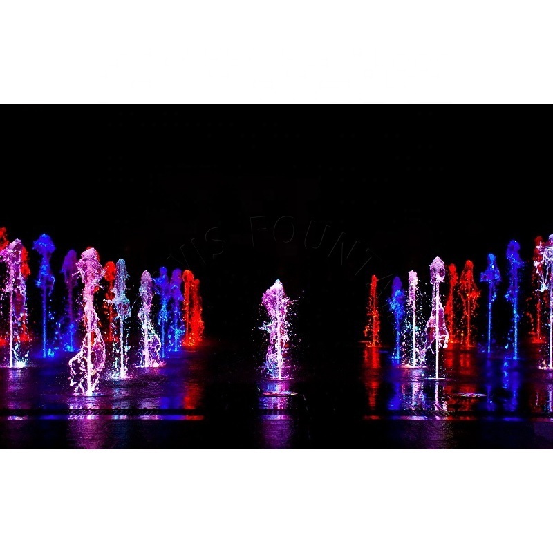 Outdoor Underground Design Interactive Music Dancing Funny Water Fountain in Garden Park