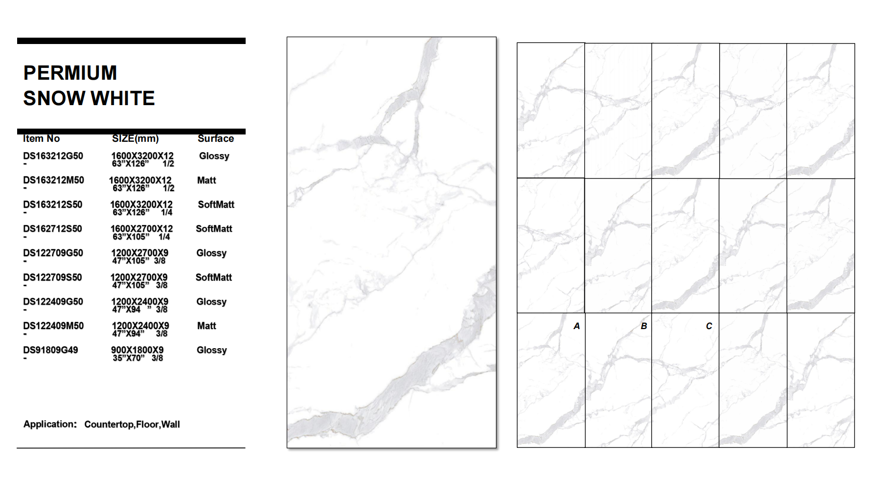 China Supplier Wholesale Polished Marble Slabs Artificial Marble Series Big Slab