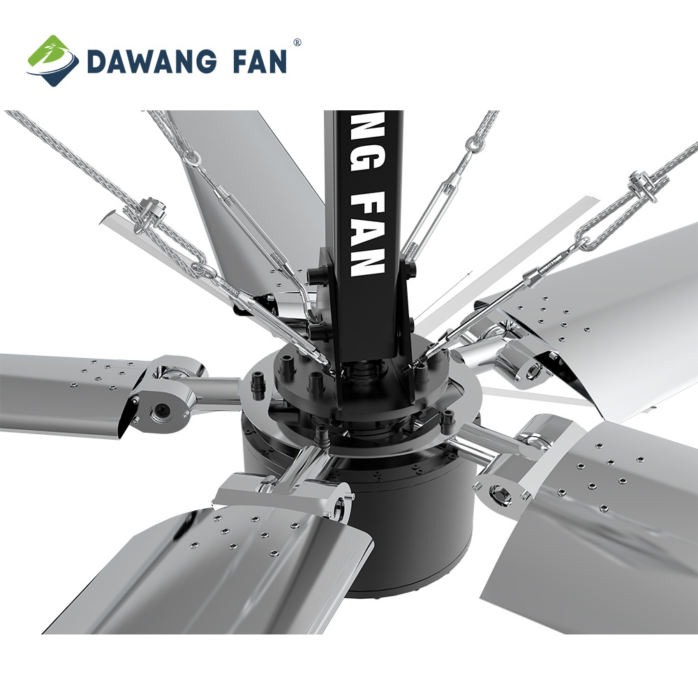 Professional Customized High Reliability Big Industrial Large Ceiling Giant Hvls Industrial Ceiling Fan