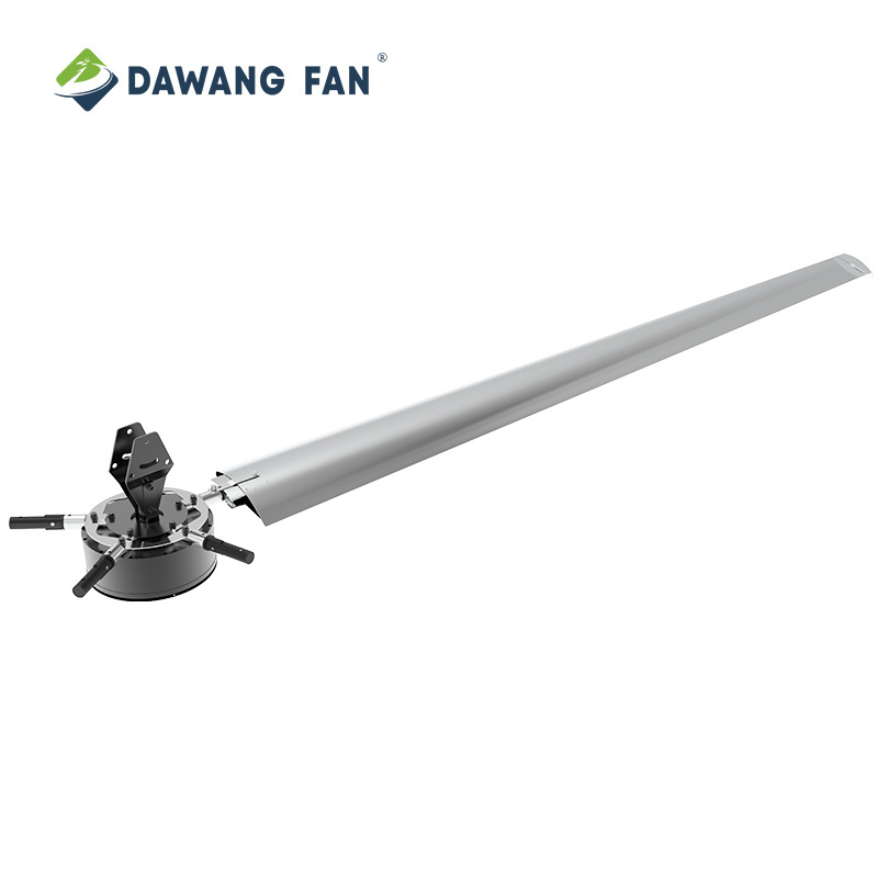 High Quality Industrial 220v 5 Pcs Ceiling Pmsm Ventilation Fan Big Commercial Hvls Fan For Gym Warehouses