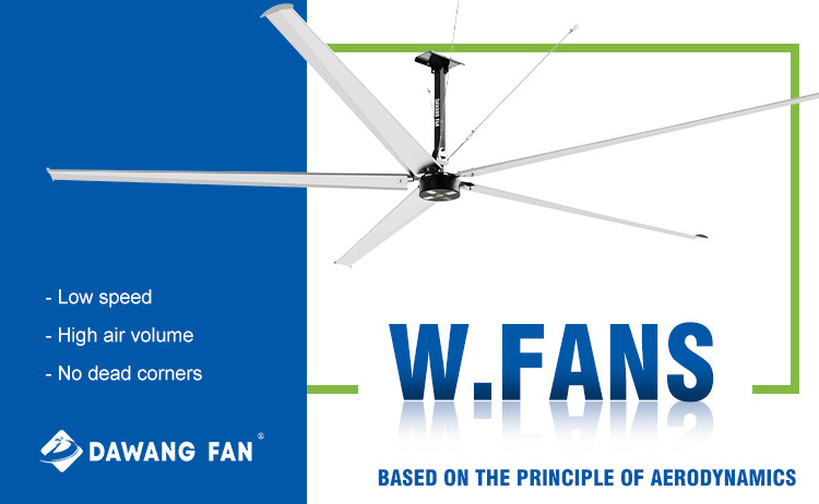 High Volume Pmsm 24ft 22ft 20ft Big Size Industrial Giant Hvls Ceiling Fan For Gym