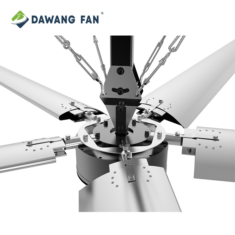 High Volume Pmsm 24ft 22ft 20ft Big Size Industrial Giant Hvls Ceiling Fan For Gym