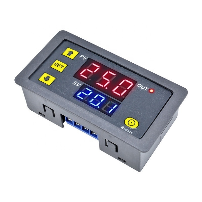 AC 110V 220V DC 12V 24V Digital Time Delay Relay LED Display Cycle Timer Control Switch Adjustable Timing Relay Delay Switch