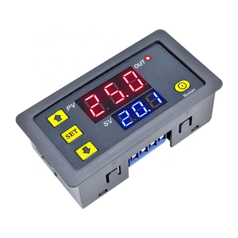 AC 110V 220V DC 12V 24V Digital Time Delay Relay LED Display Cycle Timer Control Switch Adjustable Timing Relay Delay Switch