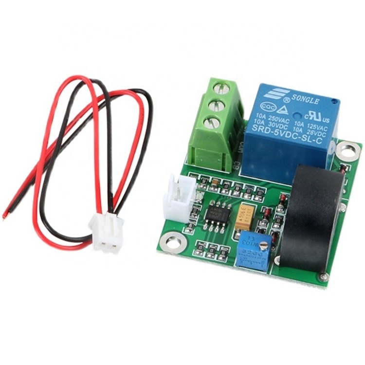 5V 12V 24V 0-5A AC Current Detection Sensor Module 5A Switch Output Relay Module Overcurrent Protection