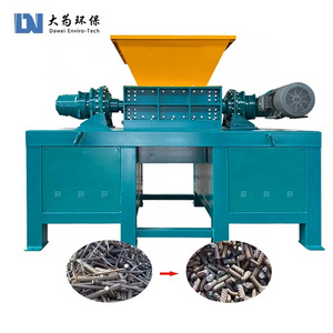 Dawei  steel bar, iron, aluminum, steel metal shredder scrap metal crusher machine