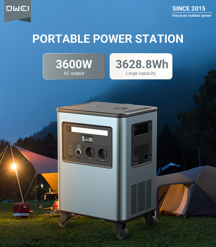 most powerful home indoor solar powered generator 3000 watt for home outdoor lifepo4 portable power station