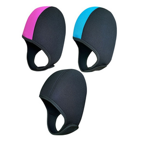 High Quality 2MM Neoprene Swimming Diving Hood Custom Logo Unisex Wetsuit Diving Hat Helmet with Adjustable Chin Strap