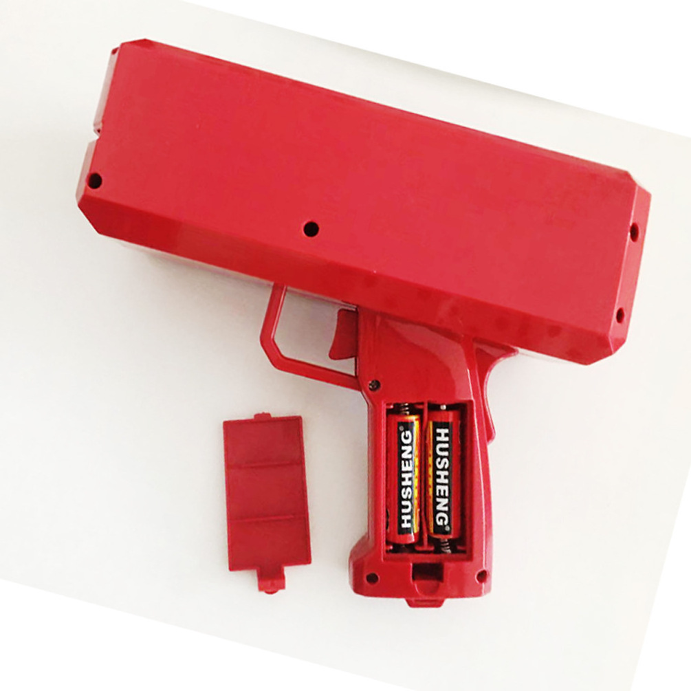 The new cross-border electric spray money gun US dollar grab spit money pistol banknote grab cash spray machine wholesale