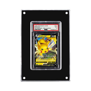 Custom  Acrylic Card Holder  Coin Display Frame with Magnetic