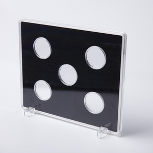 14*14mm Square Coin Collection display case  with customize insert foam