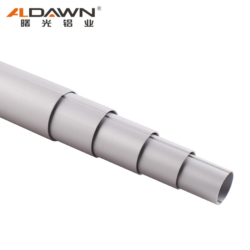 Manufacturer Twist Lock Tube Aluminum Profile Extrusion Black Anodized Telescopic Pole Aluminum Profile