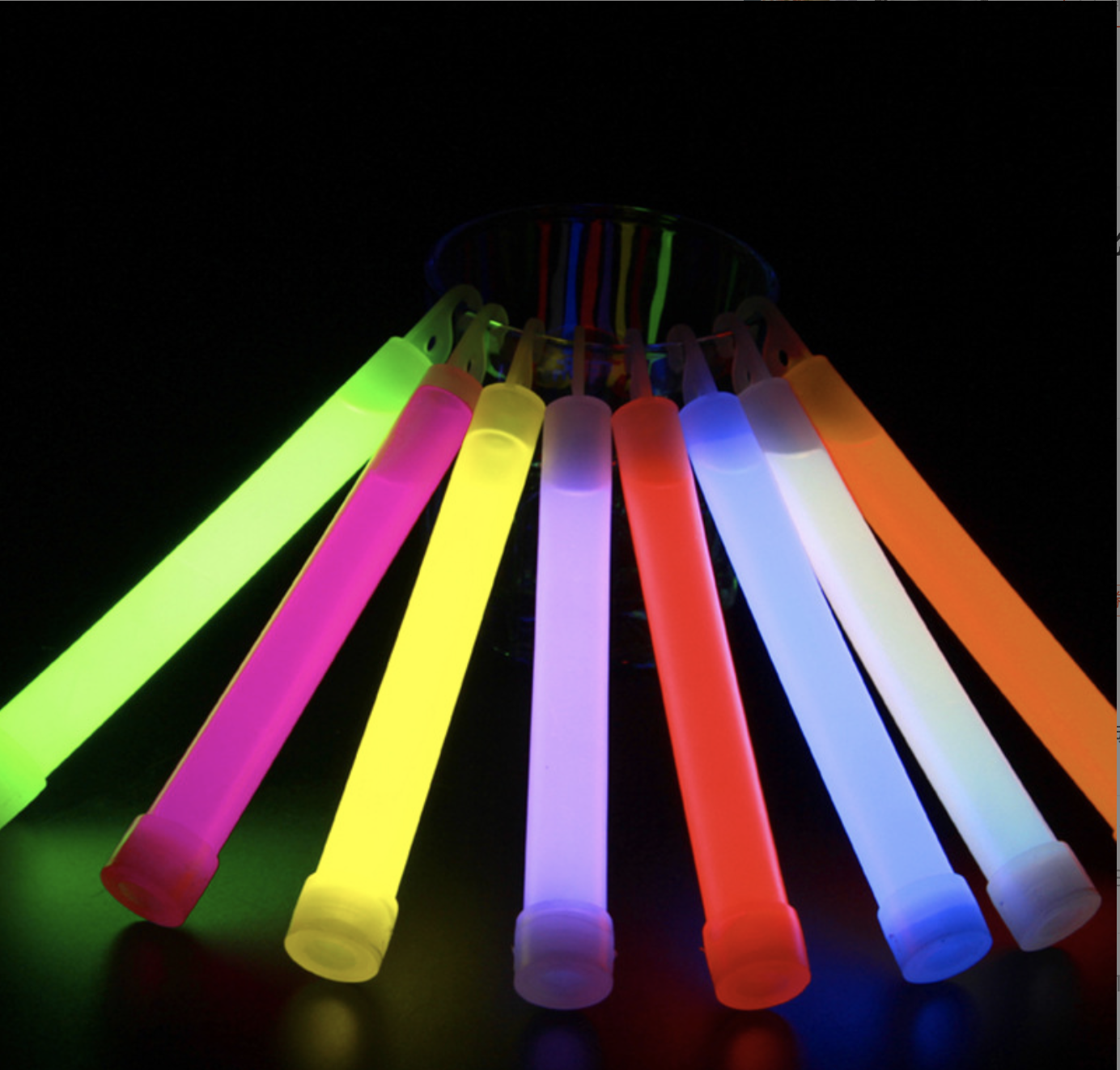 Promotional neon chemical sticks light up sticks 6'' glow in dark toys sticks, Light Up for Party Wedding and Concert