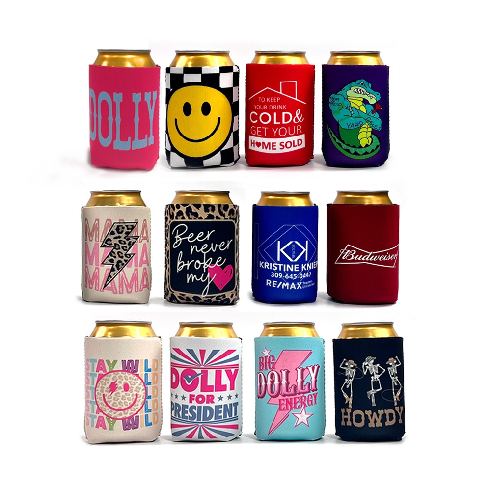 Foam Stubby Holders Sublimation Stubby Holder Neoprene Cheap Beer Koozy With Logo