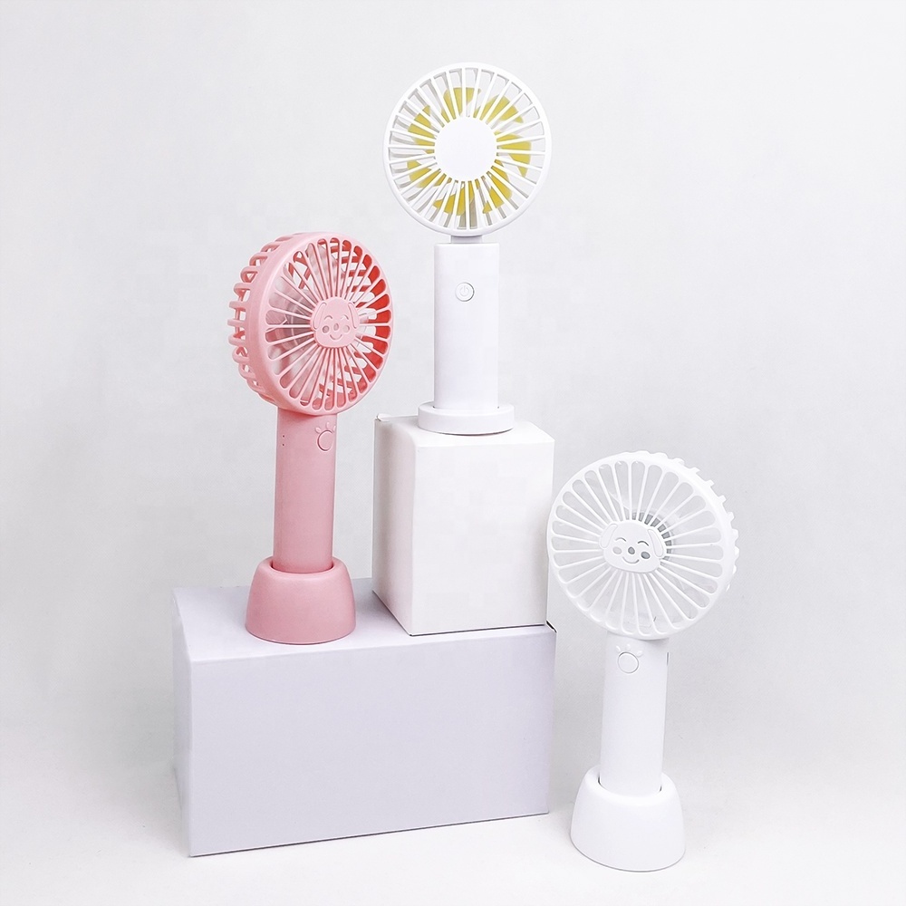 USB Rechargeable Mini Handheld Fan Small Portable and Personal Adjustable Speed for Office Use Promotional USB Gadget