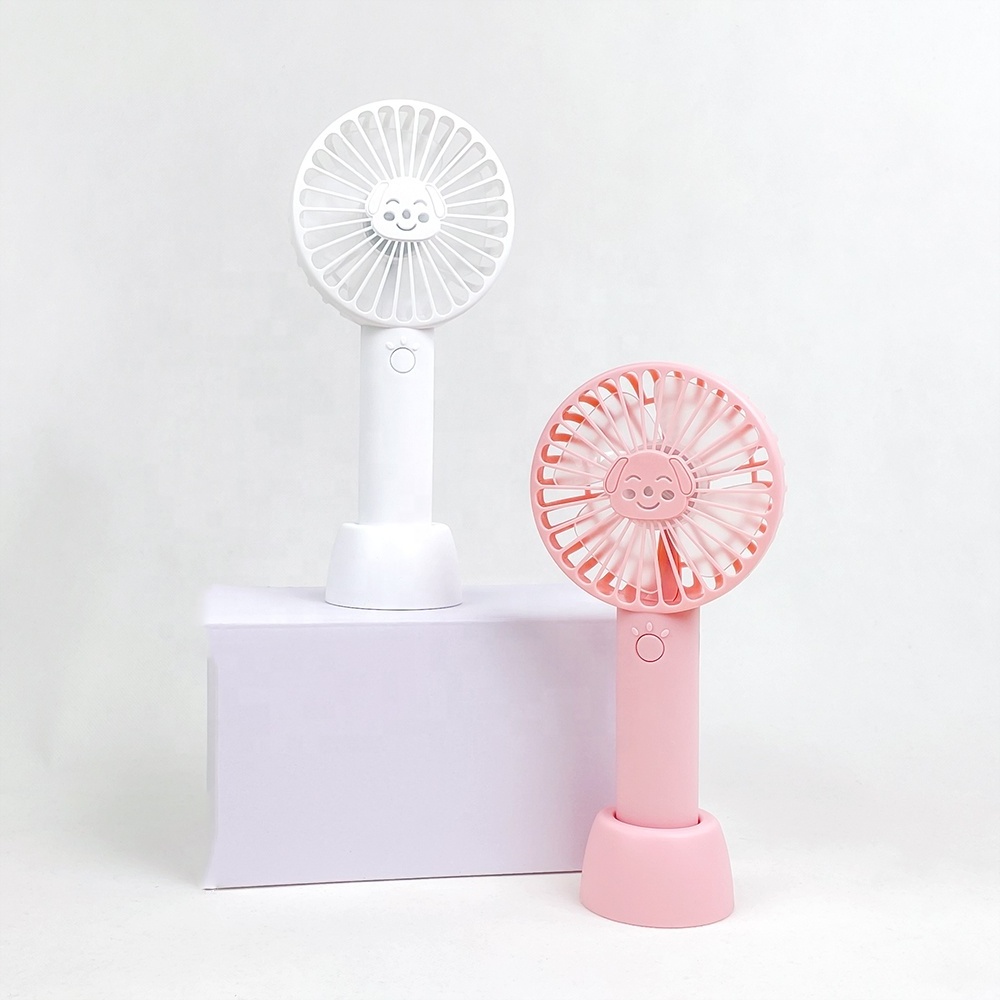 USB Rechargeable Mini Handheld Fan Small Portable and Personal Adjustable Speed for Office Use Promotional USB Gadget