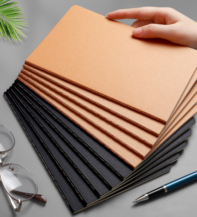 Double Metal Spiral ECO Book Coil Notebook With Paper Pen Recyclable Elastic Band Notebook For Promotion Gift