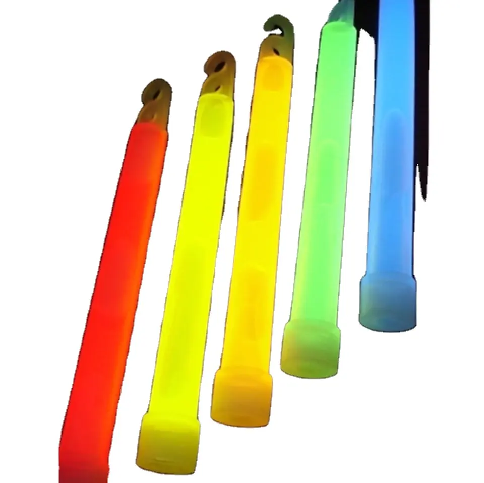 Wholesale Colored Fluorescent Flashing Light Up Night Club Plastic Glow Stick Promotion Toys