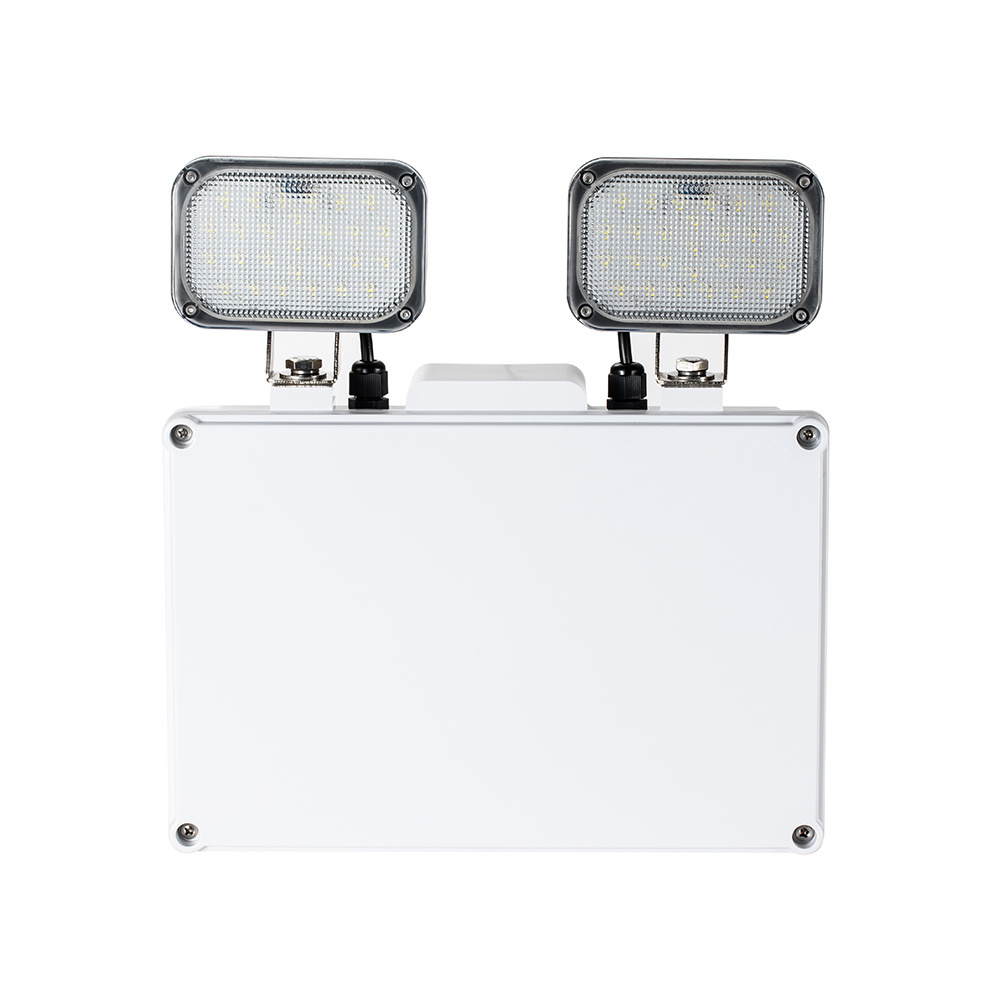 14w 15wtts 265V Escape Fire  waterproof IP65  2x3w LED double side dual head Twin Spots Emergency Light