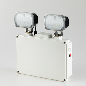 IP65 CE ROHS light  rechargeable  led  emergency emergency light duallite twin spot emergency light