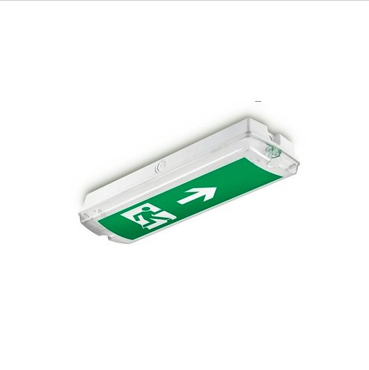 IP65 sign emergency lighting wall emergency exit light  recessed battery rechargeable