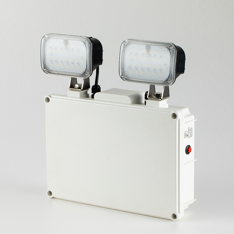 Factory direct sales 2 x 3W twin head led emergency light CB Lithium Battery emergency light