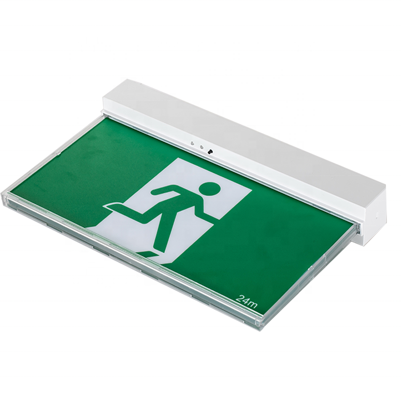 EXIT SIGN LIGHT CE 3 hours 90min COMBO LiFeP04 battery non maintained IP20 PC 3w 4w rechargeable led exit sign emergency li