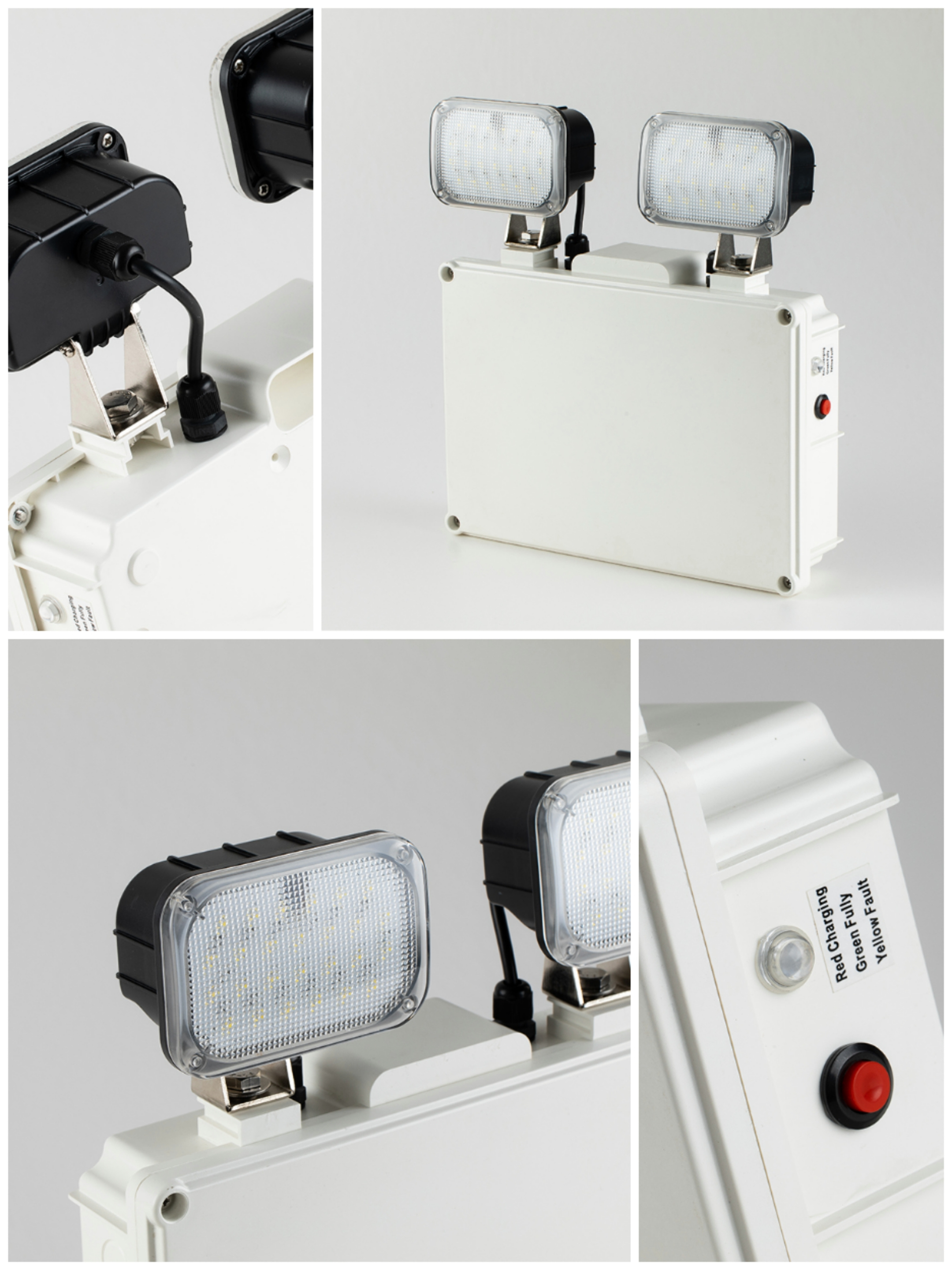 Ip66 Explosion Proof Emergency Light Ip66 2*3w Atex Explosion-proof Double-head Led Emergency Light Led Exit Indicator