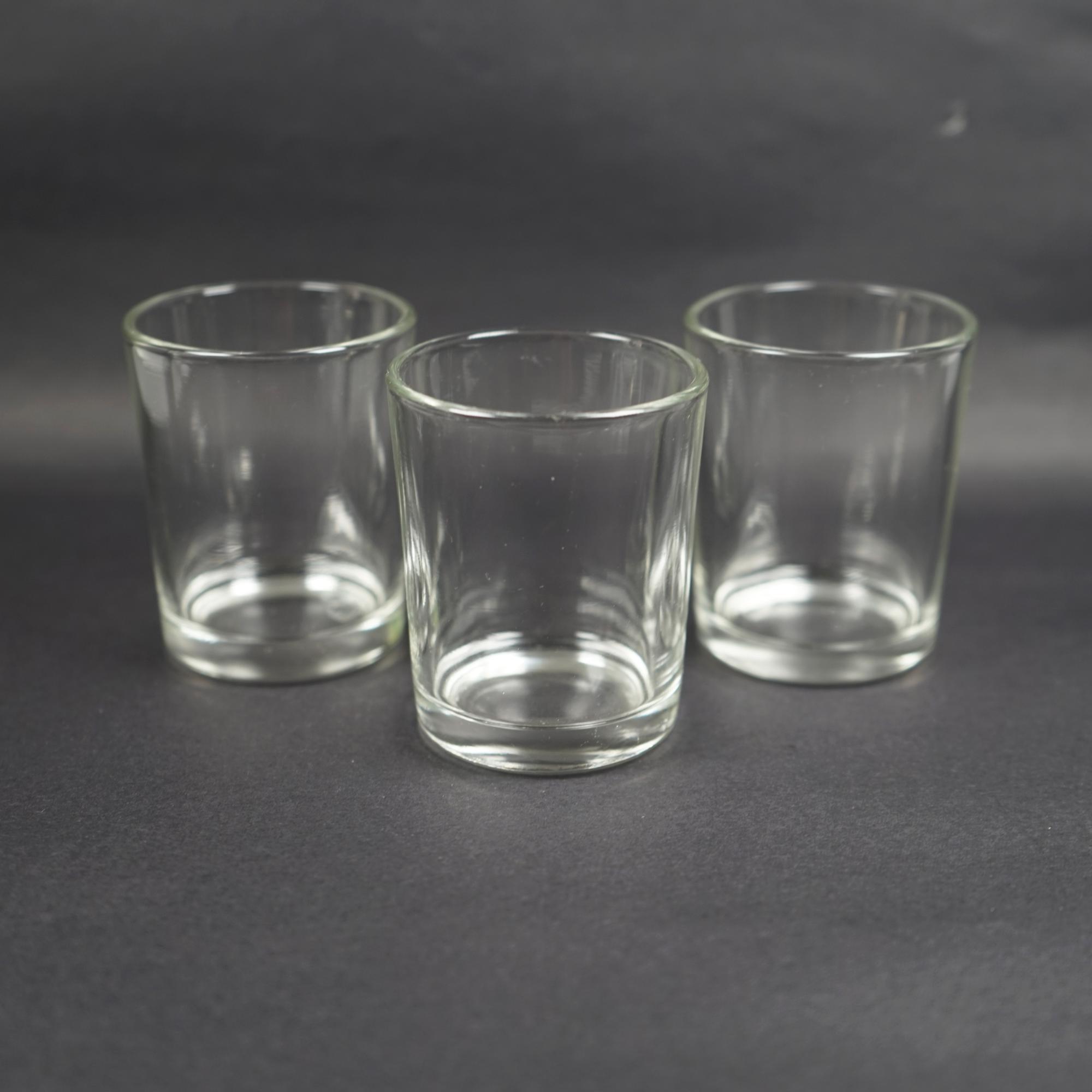 Wholesale cheap price round shape clear glass votive candle holder