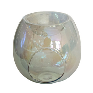 Multi size heat resistant borosilicate glass oil burner incense burner