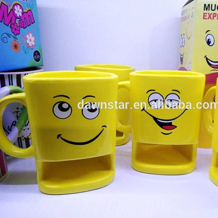 Cartoon Decal High Quality New Style Ceramic Cookie Holder Mug