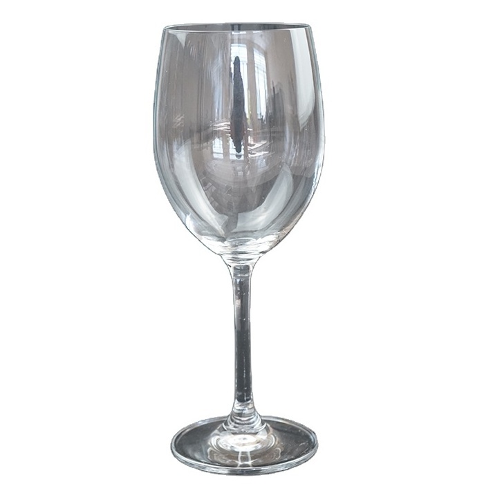 Factory direct sale customized logo lead free goblet 10oz Stemware Clear Burgundy Wine Glasses