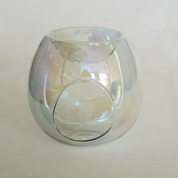 Multi size heat resistant borosilicate glass oil burner incense burner