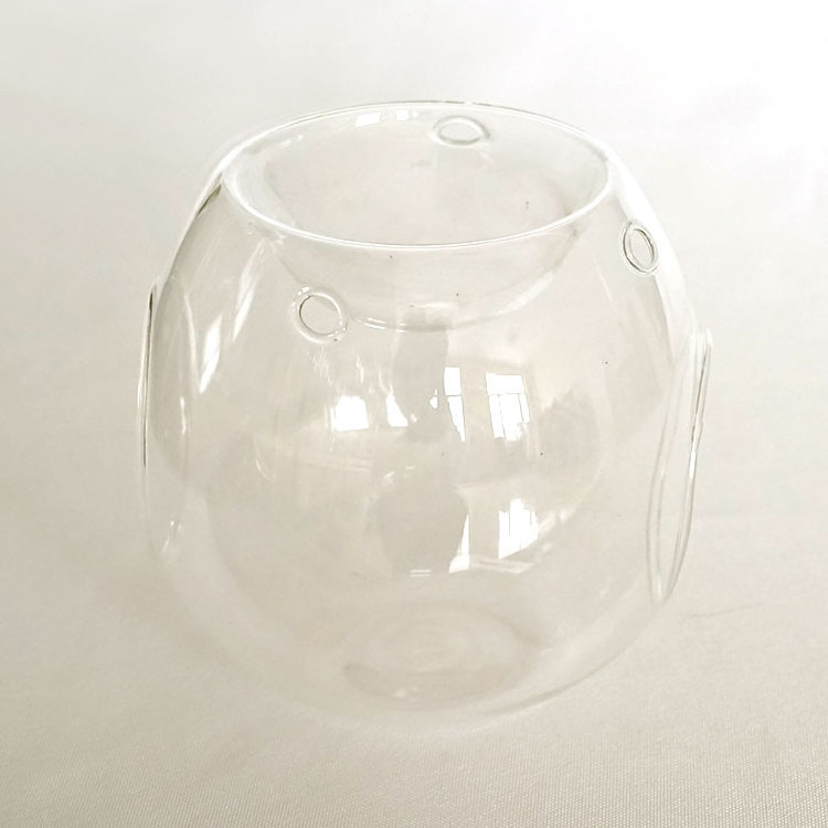 Multi size heat resistant borosilicate glass oil burner incense burner