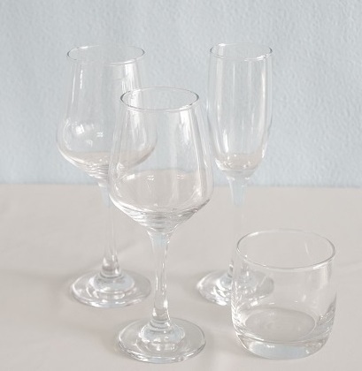 Lead free crystal clear wine glasses set champagne flutes vintage glassware wholesale