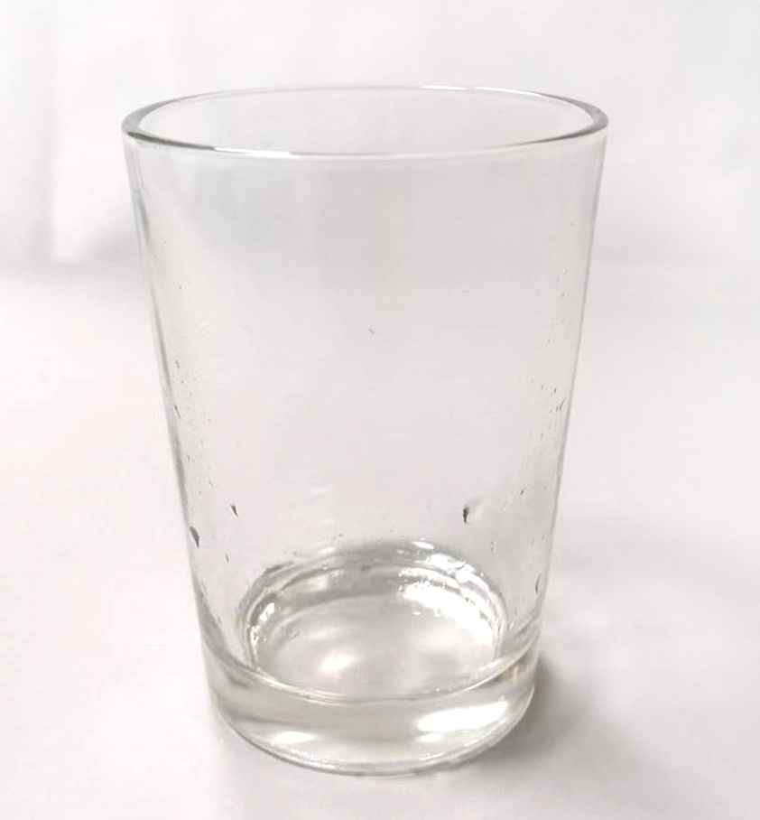 custom 7oz clear tall glass drinking water tea coffee cups for cold drink